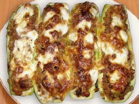 Кабачки фаршированные мясом