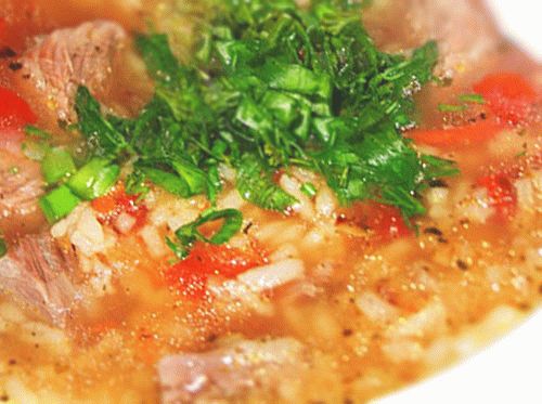 Рецепт супа харчо из курицы